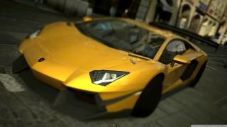 Lamborghini aventador lp700 4 inca gold yellow wal