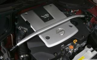 Nissan v6 3.5 engine wallpaper