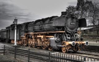 Old locomotive wallpaper
