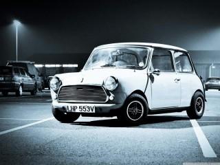 Old mini cooper wallpaper