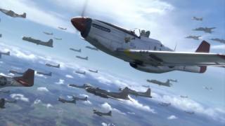 Red tails bomber escort