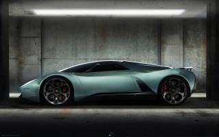 Sports car green