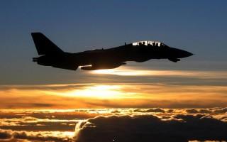 Sunset plane