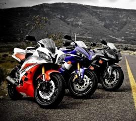 Three superbikes