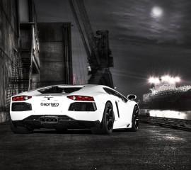 White lamborghini