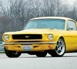 Yellow mustang