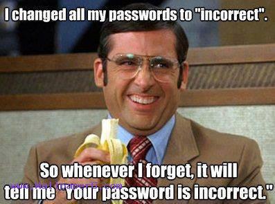 Password to incorrect