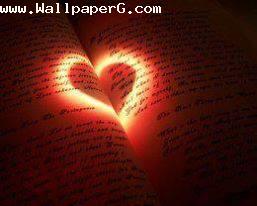 Heart in book