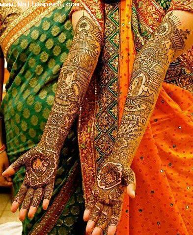 Bridal mehendi design