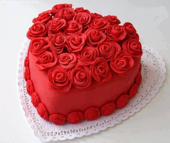 A sweet love cake