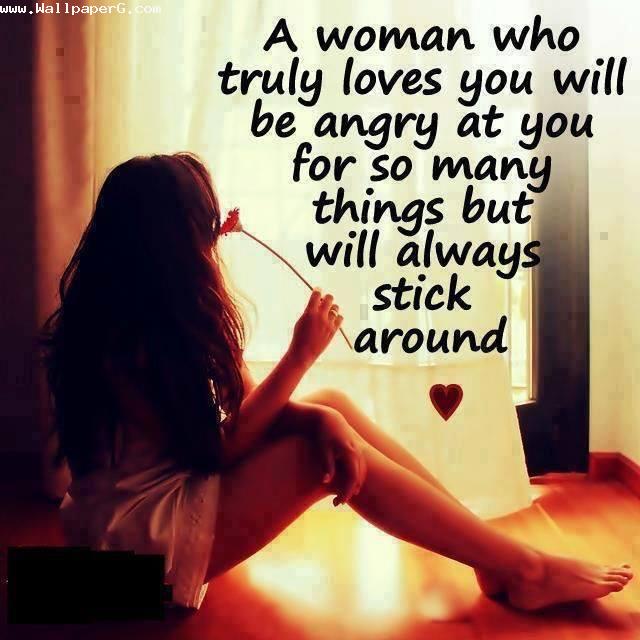 A woman