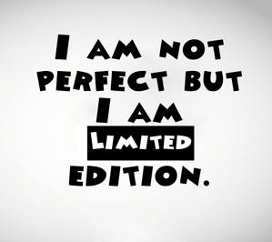 I am not perfect but limi