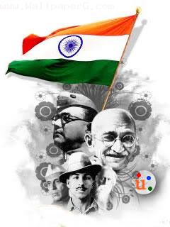 Flags indian freedom figh