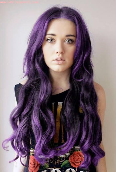 Purple hair