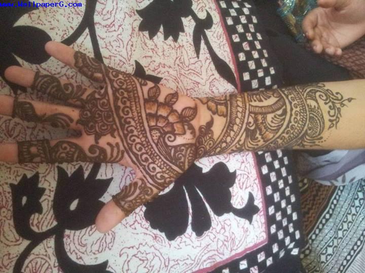 Karwa chauth hand mehendi