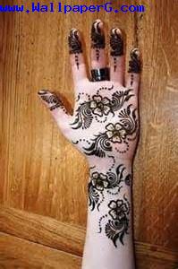 Karwa chauth hand mehendi 1