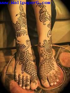 Karwa chauth feet design