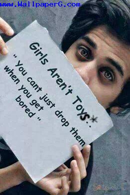 Girls are not toys