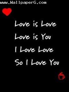 Love is love quote