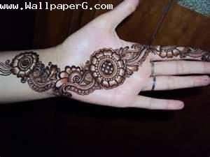 Simple mehendi design