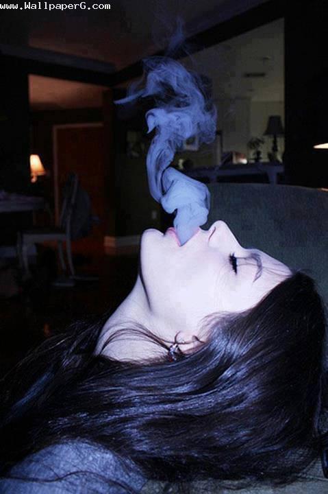 Smoking girl 1