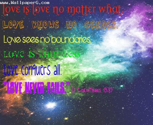 Love sees no boundaries