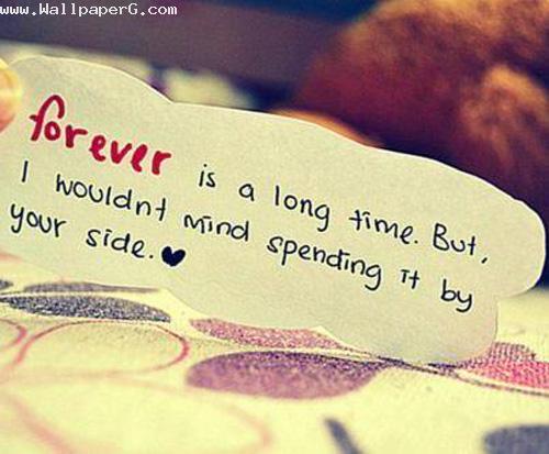 Love forever by you side