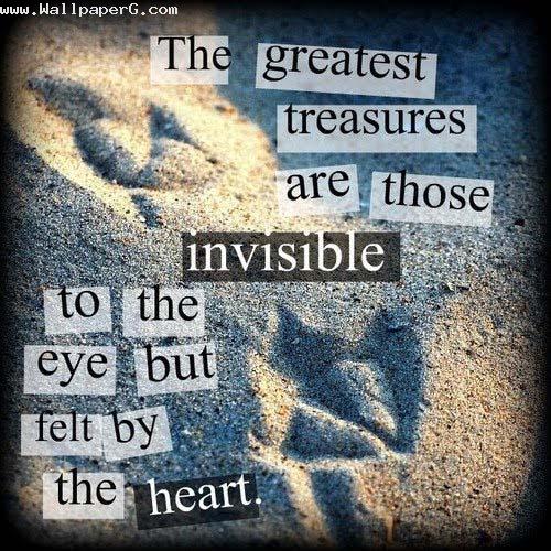 Felt by the heart