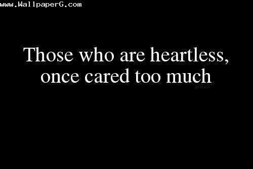 Those who are heartless