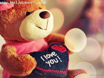 Teddy bear want to say i love you