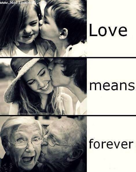 Love mean forever