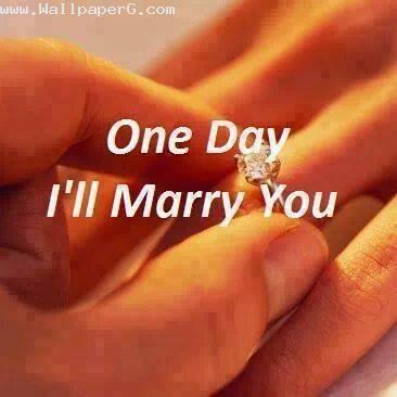 1 day i will marry u