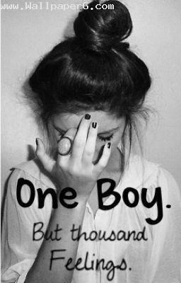 One boy but thousand feelings