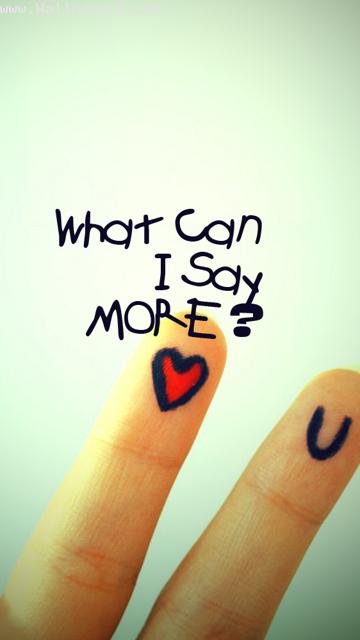 What can i say more than i l u