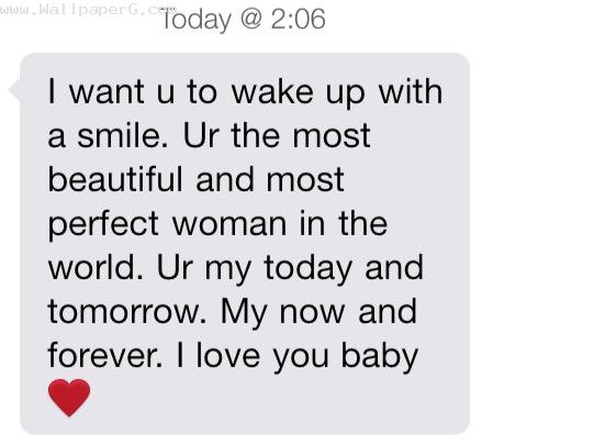 Wake up with a smile