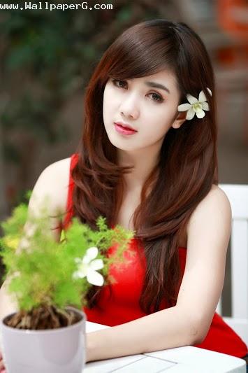 Girl in red
