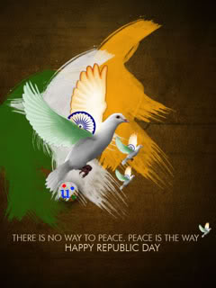 Happy republic day peace