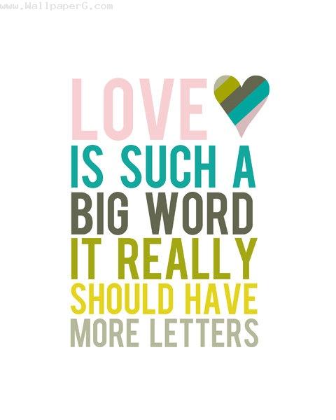 Love word hard to explain