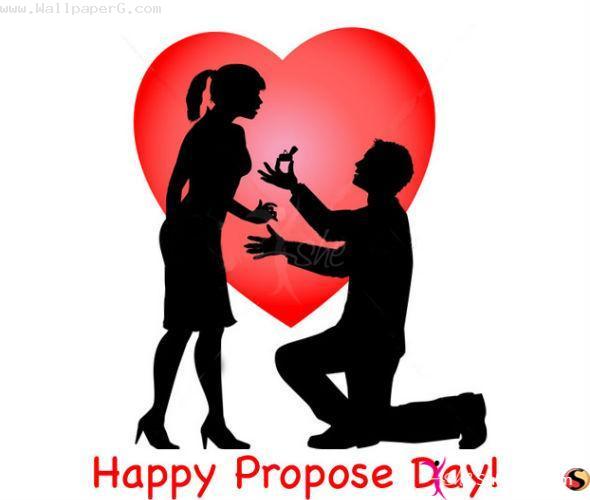 Gentleman propose to his love 