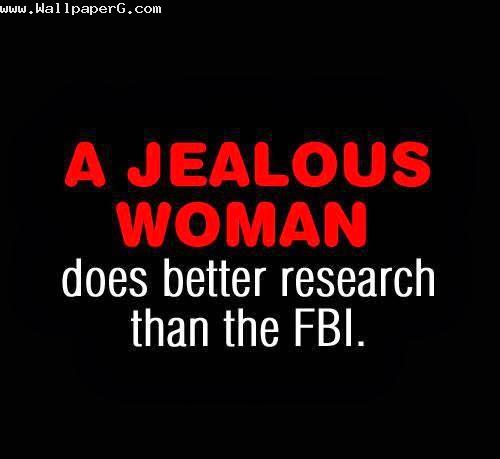 A jealous women