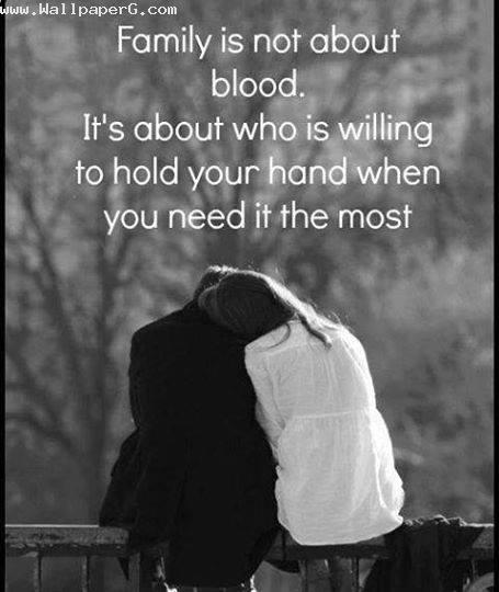 Family is not about blood