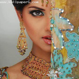 Beautiful girl in indian outlook