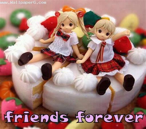 Friends forever cake