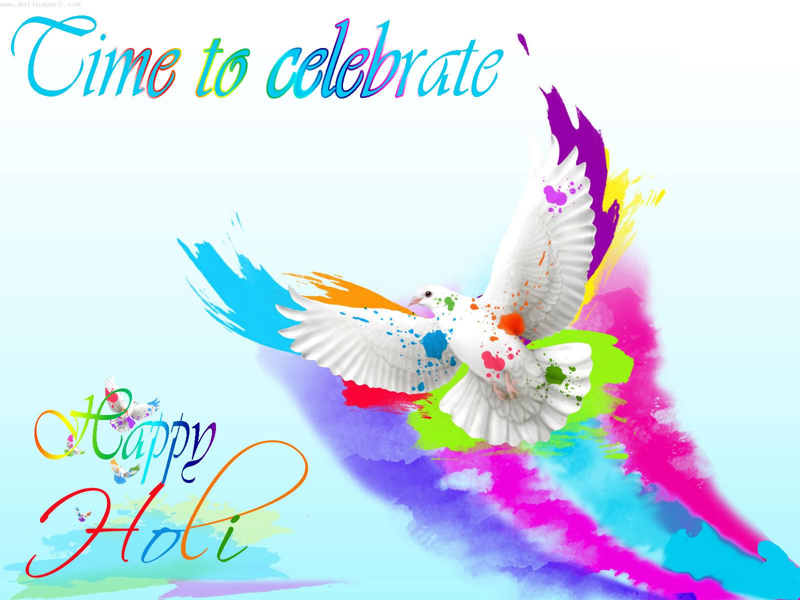 Time to celebrate holi