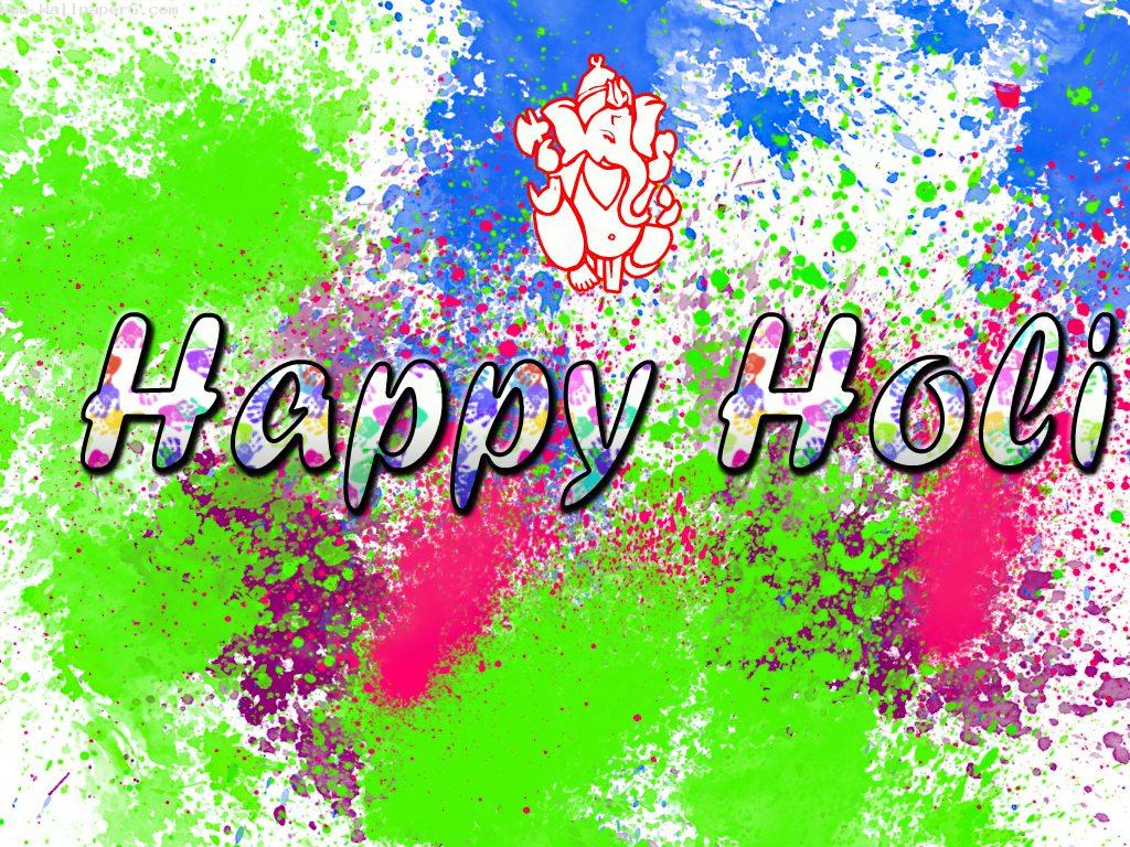 Colorful holi