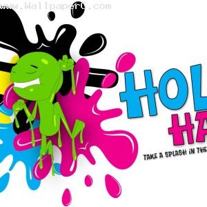 Splash in the color of ho