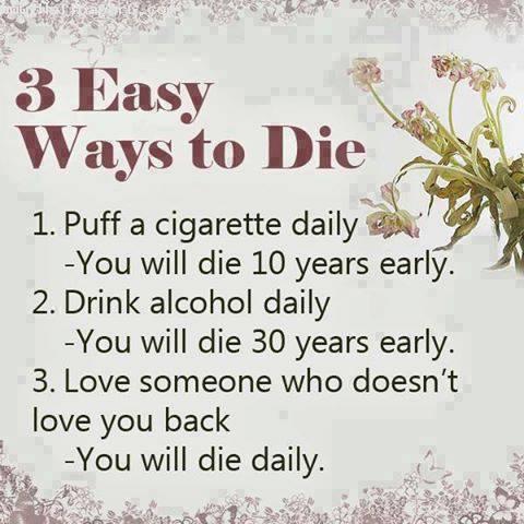 3 easy ways to die