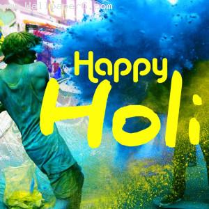 Happy lovely holi image