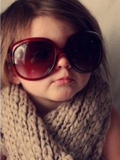 Baby girl style with attitude