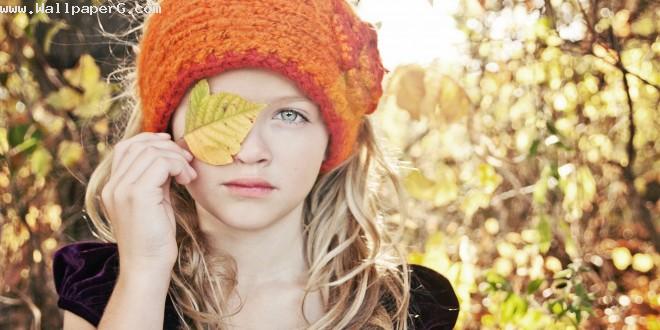 Girl in autumn 